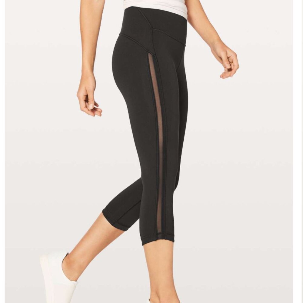 Lululemon Wunder Under Crop (Hi-Rise) Awaken Full-On Luxtreme 21"